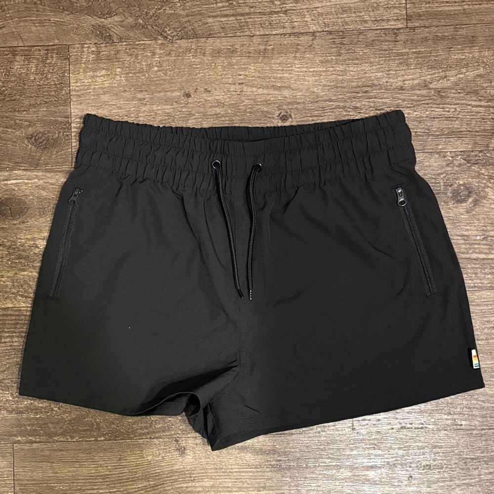 Ocean Pacific OP black swim shorts size medium